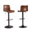 Tabouret de bar rotatif à hauteur réglable avec structure en métal-186712874-186712870