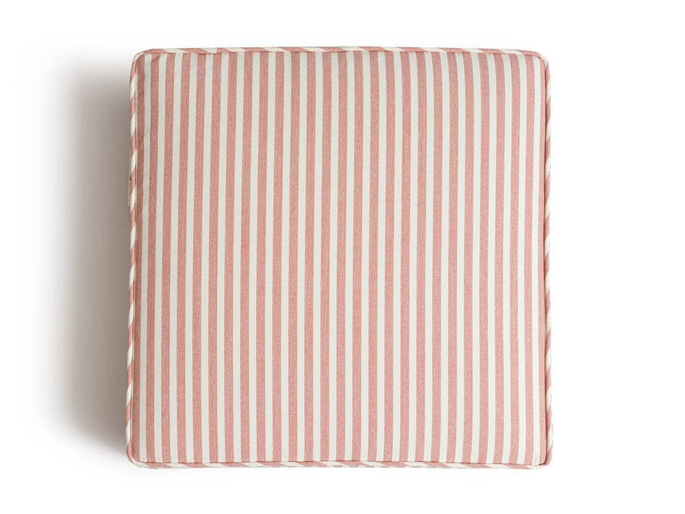 Laurens Striped Indoor/Outdoor Throw Pillow, Pink