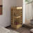 Fm Furniture Lamer Corner Bar Cabinet With Wine Rack And Open Shelf-383898312