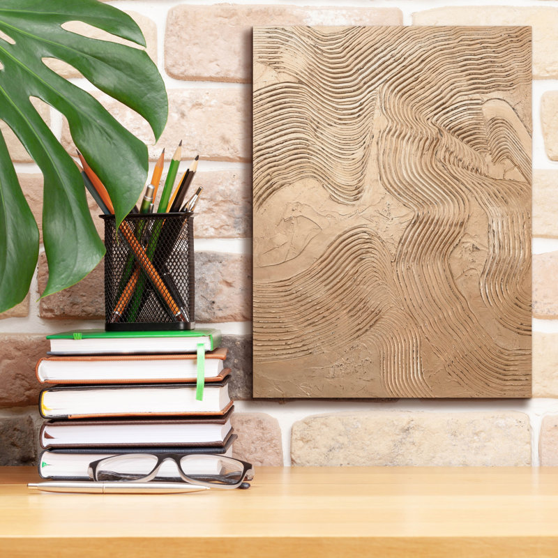  «Metallic - Copper» par Design Fabrikken, art mural sur toile, H 16 po x l 12 po