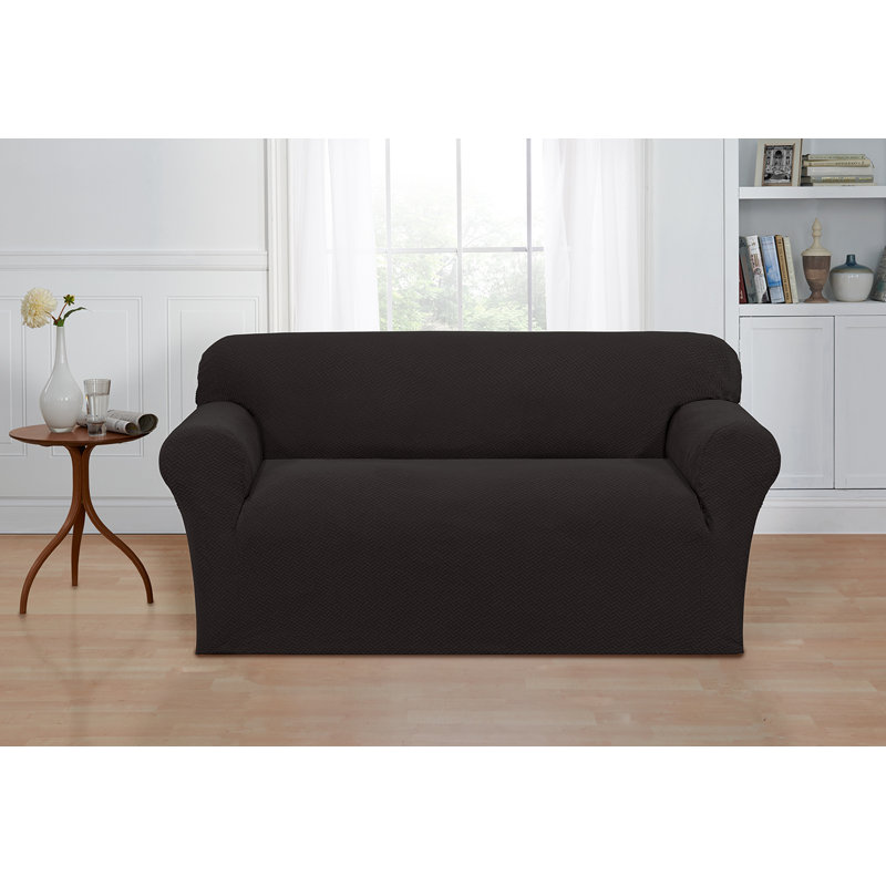 Housse pour causeuse à coussins carrés/rectangulaires, Gris anthracite