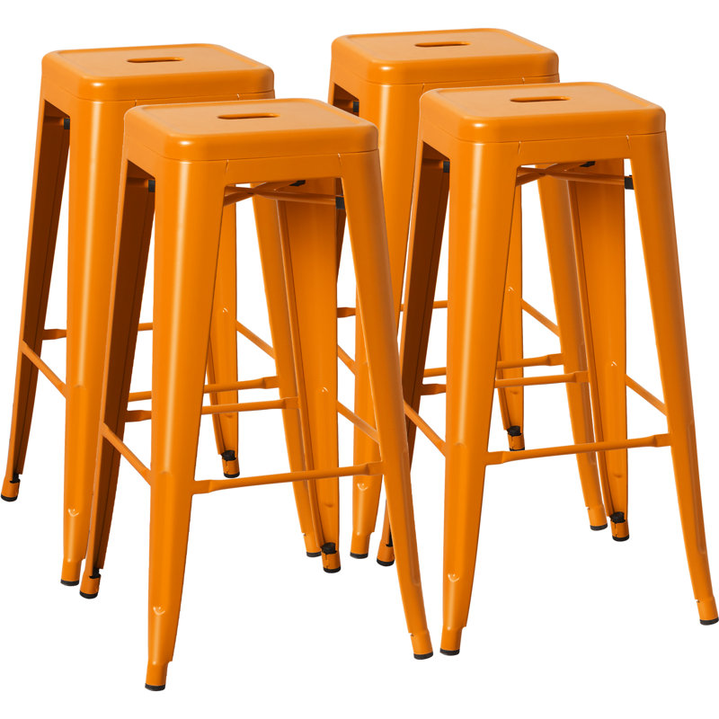 Tabouret de bar 30 po Lansing, Orange