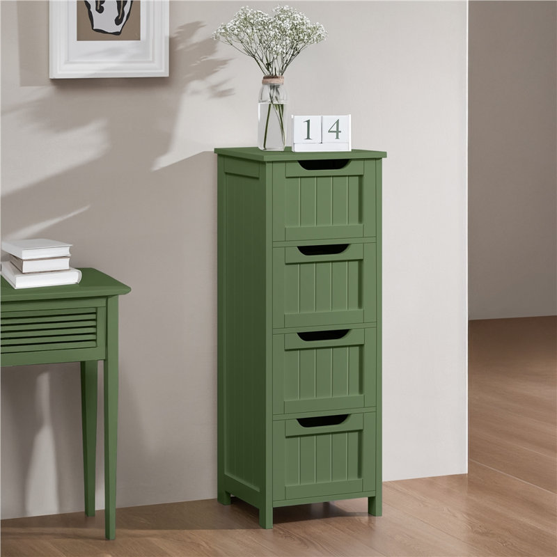 Auryon Bathroom Cabinet, Green