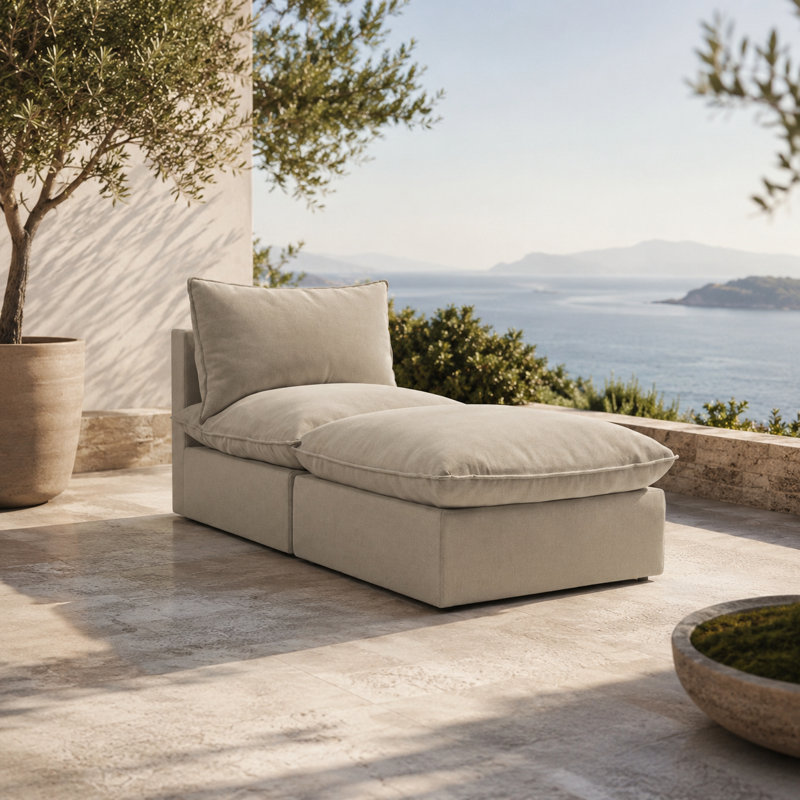 Sofa, Beige Outdura