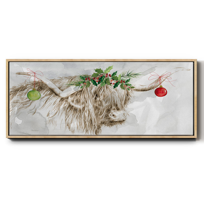 Highland Holidays- Framed Canvas
