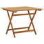 Ismael Square Acacia Folding Outdoor Dining Table