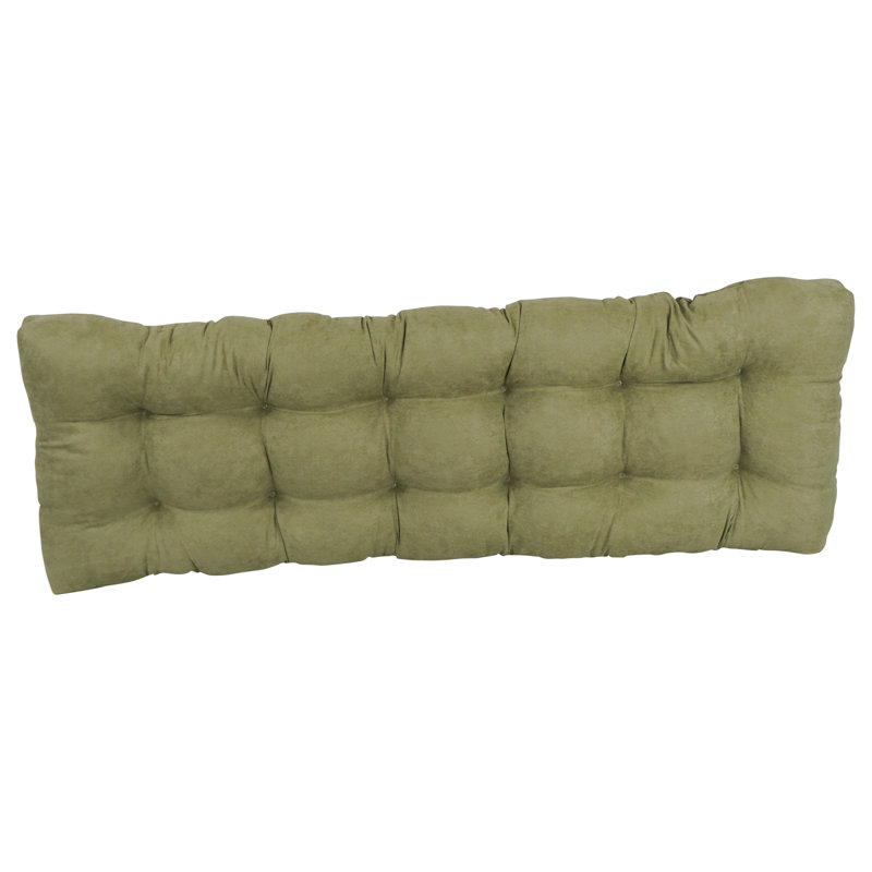 Coussin de siège en microsuède pour l'intérieur, L 46 po x P 19 po, Vert sauge