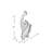 Ceramic Giraffe Decorative Sculpture-12197086