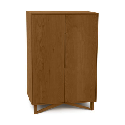 Exeter 33.5'' Solid Wood Bar Cabinet