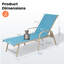 Chaise longue d'extérieur en aluminium Guyden-1581275144
