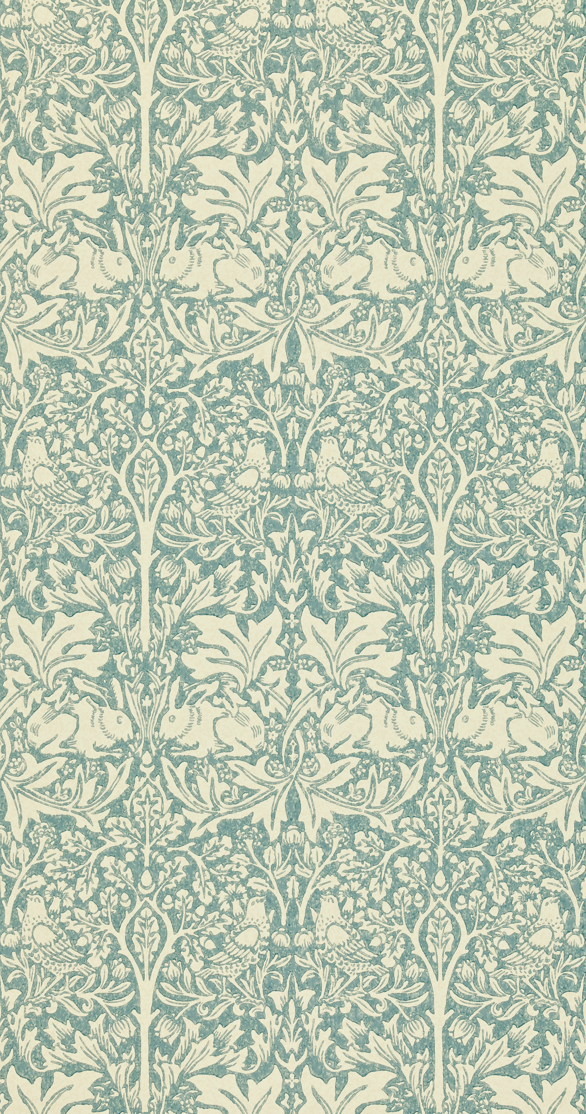 Morris & Co Brer Rabbit 10.05m x 52cm Matte Wallpaper Roll | Wayfair.ie