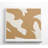Beige Shapes - Wrapped Canvas Square Print-130118015