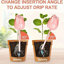 Ensemble de 4 ampoules en plastique pour arroser les plantes, tulipes roses pour arroser les plantes