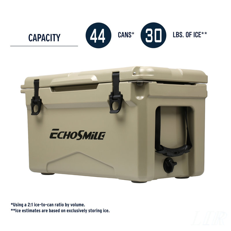 30Qt Insulated Cooler Box with Superior Ice Retention and Sturdy Rotomolded Construction, Perfect for Outdoor Adventures