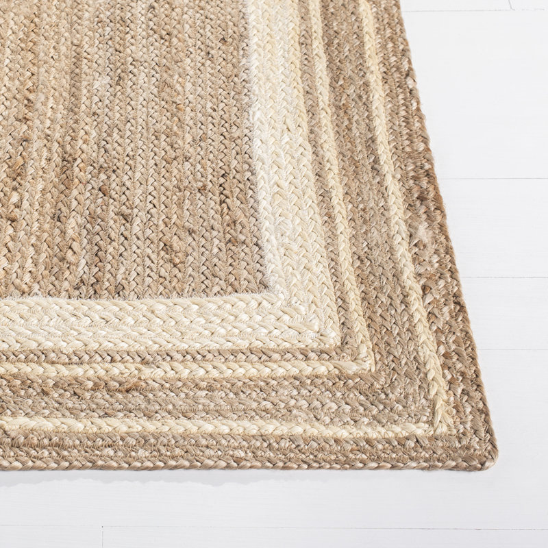 Gassett Natural Fiber Hand Woven Jute Rug, Rectangle 3' x 5'