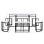 Besfort 6 - Person Dining Set-1895760747
