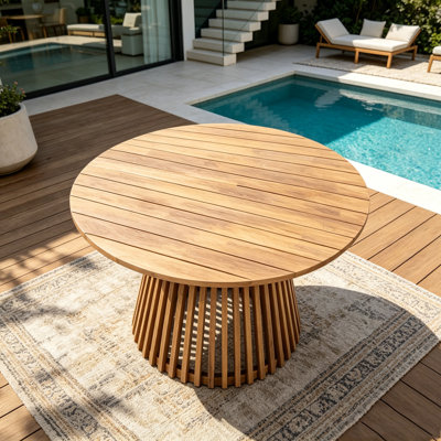 Table de salle à manger en bois 47,25 pouces