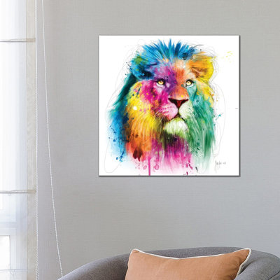 Lion by Patrice Murciano - Wrapped Canvas Gallery-Wrapped Canvas Giclée