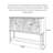 Light Luxury Large Capacity Multi-Functional Console Table
