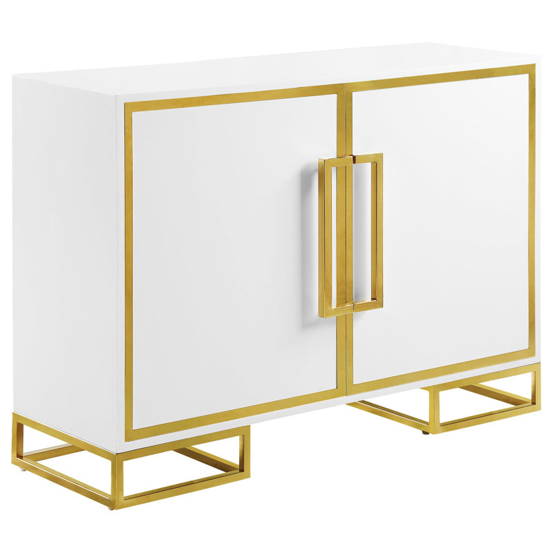 Armoire d'appoint en bois 2 portes Timeless Elegance - Sara