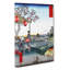 The Teahouse With The View Of Mt. Fuji by Utagawa Hiroshige - Wrapped Canvas Painting-55358742