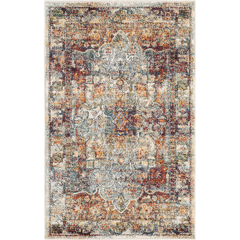 Mekalah Oriental Indoor Rug, Rectangle 3'3" x 5'3"