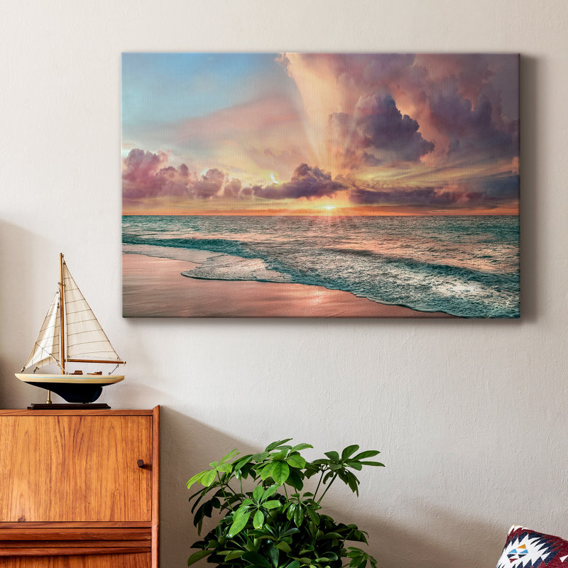 «Copper Beach» - peinture sur toile tendue, H 18 po x l 12 po x P 1 po