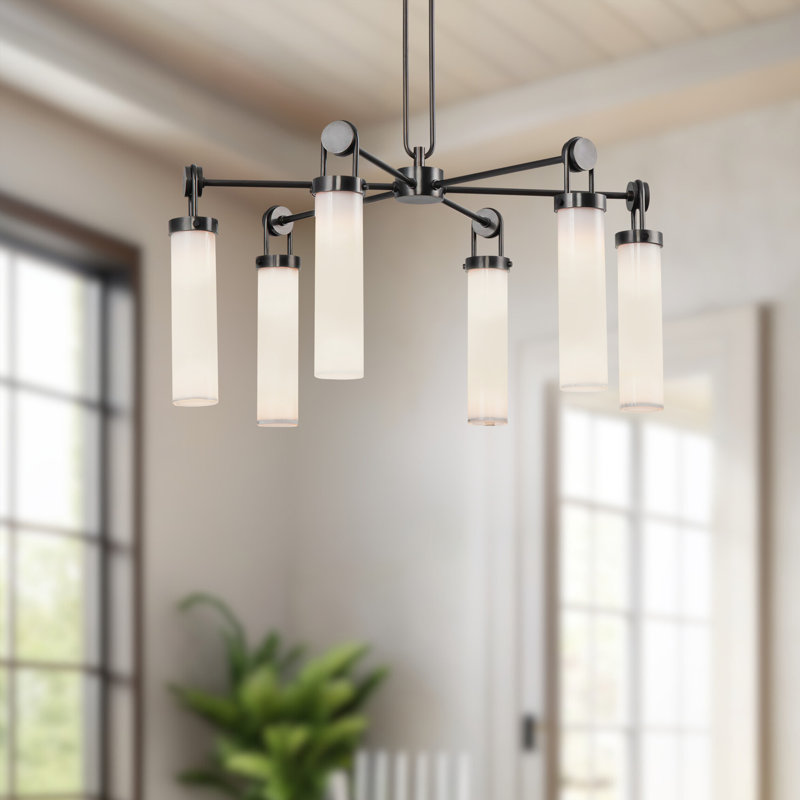 Wynwood 6 - Light Chandelier, Urban Bronze