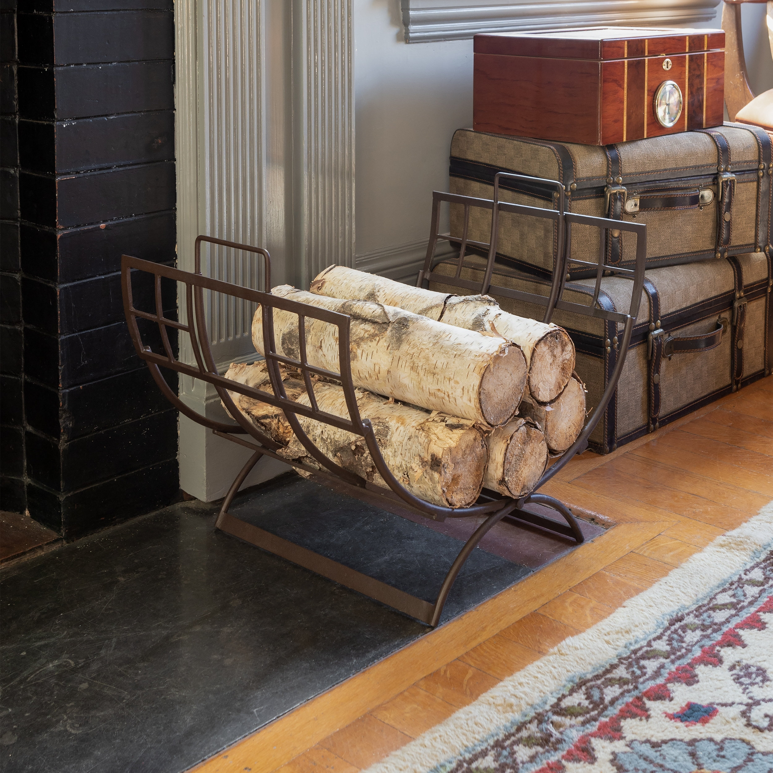 Union Rustic Vierra Log Rack & Reviews | Wayfair