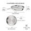 Hestan Probond Luxe 11" Polished Professional Clad Stainless Steel Skillet With Lid