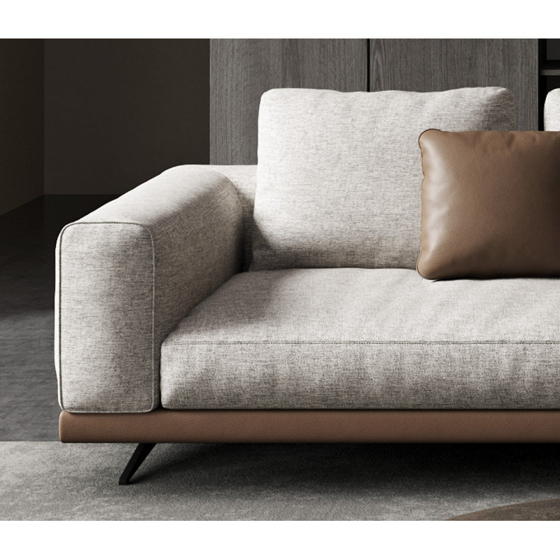 Straight Row Cotton Linen Sofa