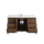 Meuble-lavabo simple 60 po avec plateau Atlanta-101628771