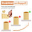 Nunlist Bamboo Polyethylene Plastic Yard/Privacy Fence-1090480682