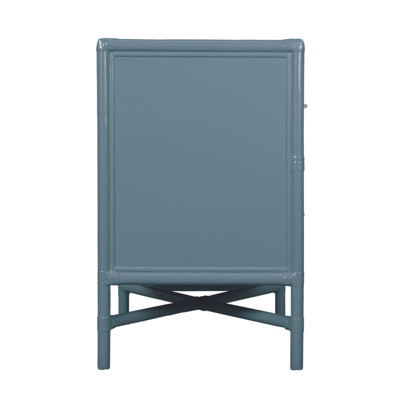 Venice Collection 4 Drawers 54" W Double Dresser, Regatta Blue