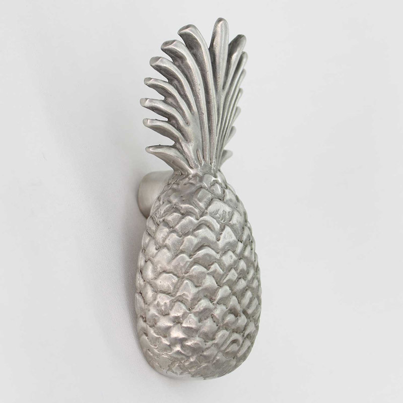 3 1/2" Pineapple Medium Knob, Brushed Nickel