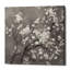 « white cerise fleur i on grey », reproduction de peinture acrylique sur toile-26609876