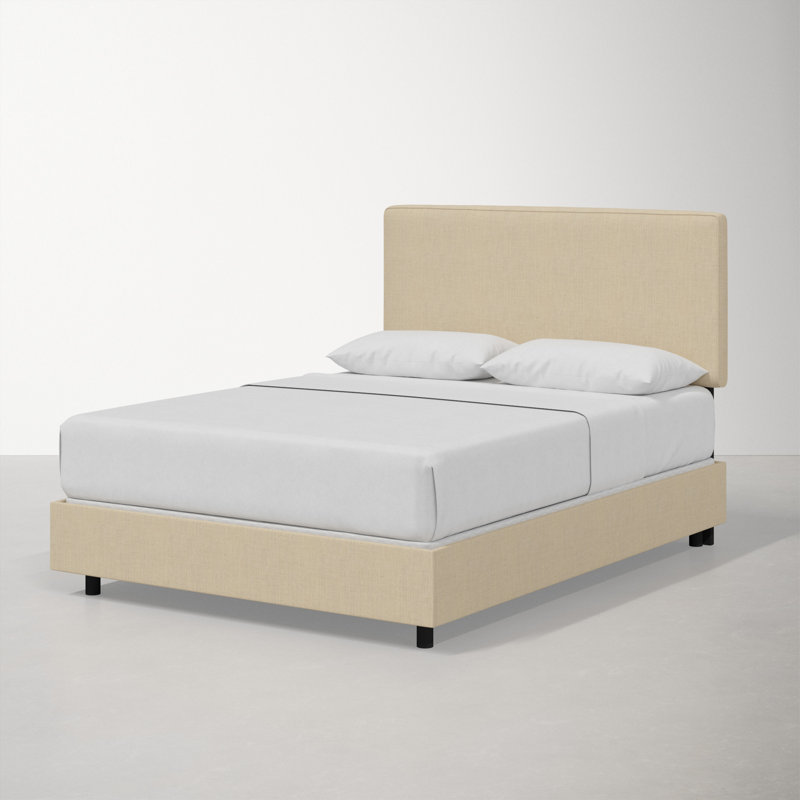 Marquise Upholstered Standard Bed, California King, Classic Linen Linen