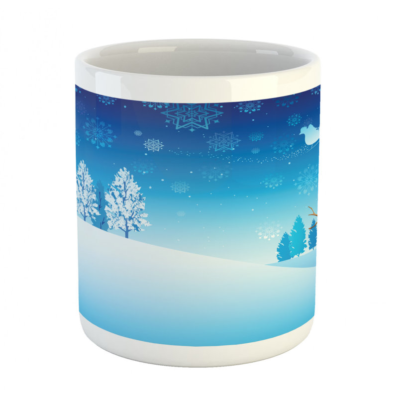 Grande tasse à café bonhomme de neige