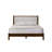 Evelyn Solid Wood Boucle Upholstered Headboard Bed Frame - Queen Size-519511887