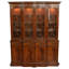 Four Door Mahogany Breakfront China Cabinet