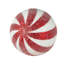 Ornement boule à rayures tourbillonnantes