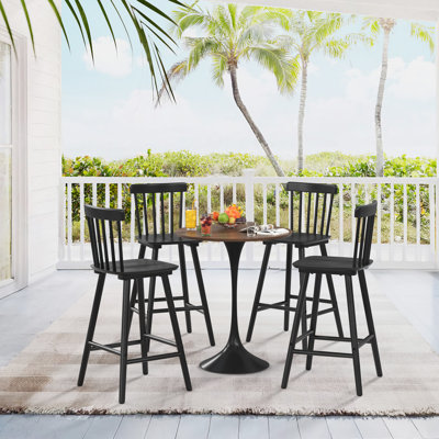 Solid Wood Counter Stool