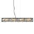 4-Light Kitchen Island Lighting With Crystal Accents