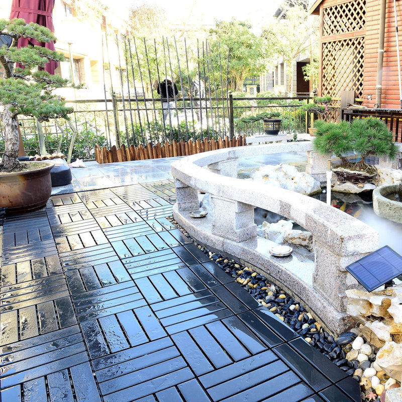 Patio Deck Tile, Gray