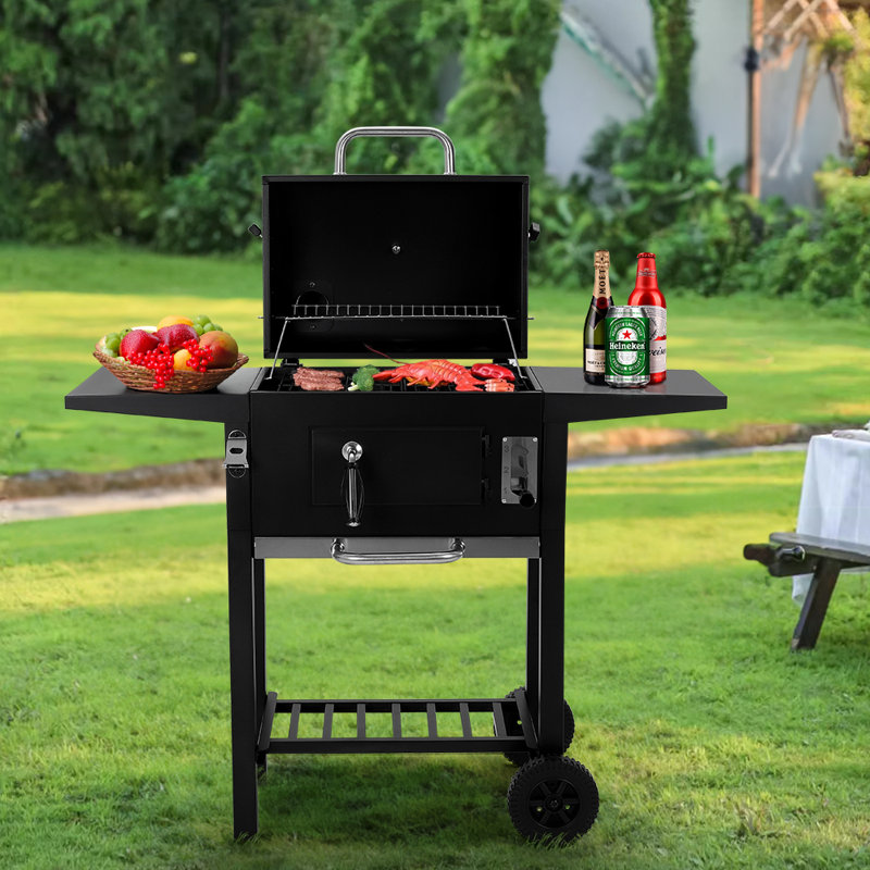 Dakota Fields Carmesa 62cm W Charcoal Grill