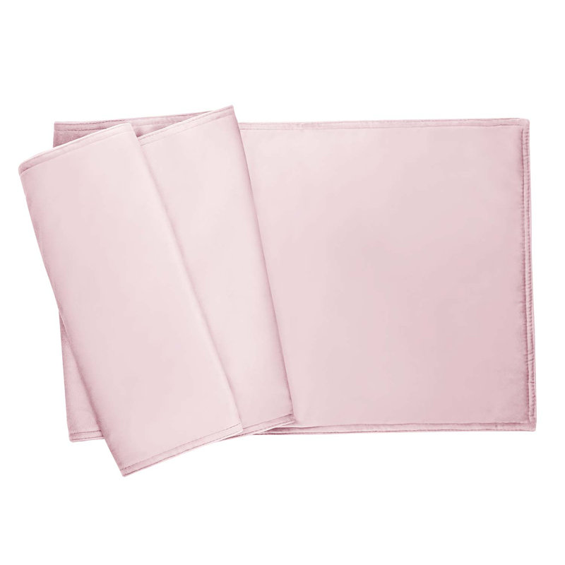 Callao Table Runner, Blush Velvet