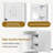 32"W 7"D Mirror Cabinet With Multi-Storage And Adjustable Inner Shelf