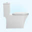 Toilette allongée une pièce à double chasse d'eau Kotys (siège inclus)