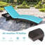 Chaise longue inclinable de 83 po avec coussins 83 po-1843248602
