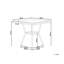 Calthorpe Square Glass Outdoor Bistro Table - 80 cm W 80 cm D